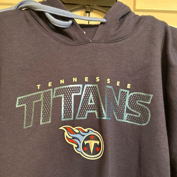 NFL Team Apparel Tennessee Titans Football Hoodie Sweatshirt Women Size M Medium - Picture 5 of 12